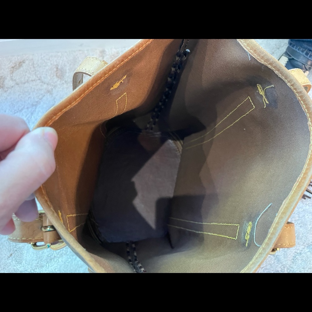Vintage Boho Chic LV Bucket Bag W/Fringe - Picture 3 of 7